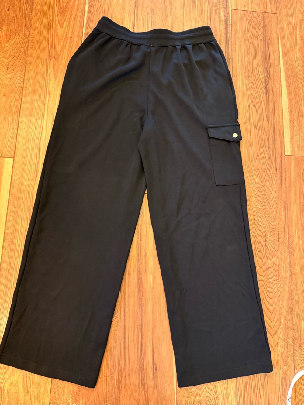 KEREN hart Black Drawstring Waist Pants
